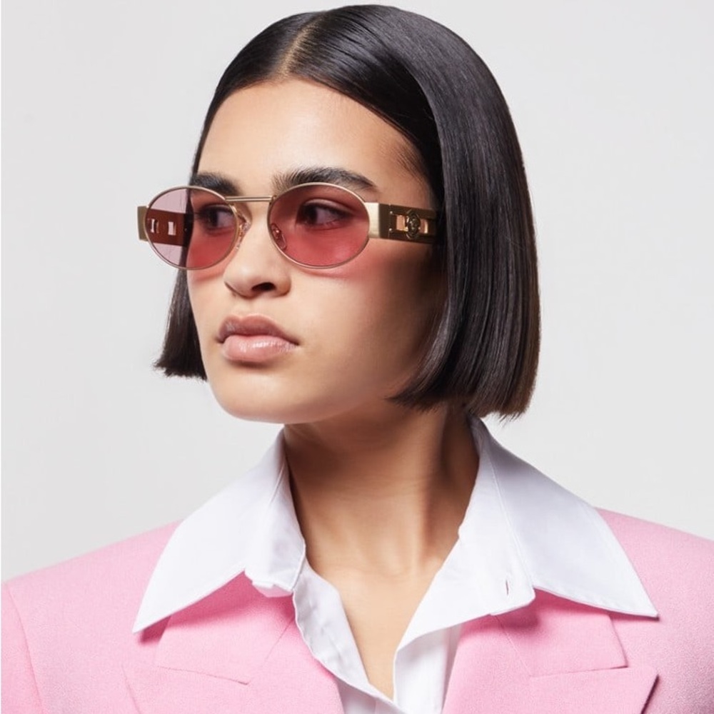 NEW VERSACE VE2264 100284 GOLD SUNGLASSES MOD 2264 1002/84 UNISEX VE2264 1002/84 - Picture 2 of 4